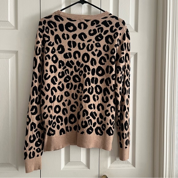 a new day Leopard Print Sweater - Size XL - Picture 2 of 4